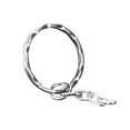 thumbnail image 4 of WHAMVOX 50pcs Key Chain Wreath Metal Rings with Four Flat Chain for Portable Carrying, 4 of 8