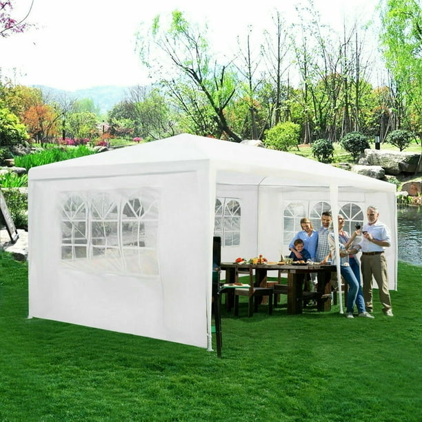 Gymax Outdoor 10 x20 Canopy Tent Heavy Duty Wedding Party Tent W