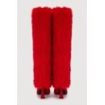 thumbnail image 5 of Women's Faux Fur Pointed Toe Spool Heel Boots, 5 of 6