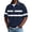 Dark Blue #20, variant on Dresfit Mens Polo Shirts Waffle Knit Short Sleeve Golf Shirts 2026 Summer Loose Striped T Shirts Collared Big and Tall Button Down Business Tops 2XL