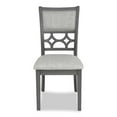 thumbnail image 5 of New Classic Furniture Mitchell 5-Piece Transitional Wood Dining Set in Gray, 5 of 11