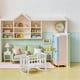 thumbnail image 4 of Minicuna para casa de muñecas: Cuna de bebé en miniatura para casa de muñecas - Minicuna mecedora a escala 1/12, muebles pequeños, accesorios para dormitorio, modelo de cuna de bebé de juguete, 4 of 7