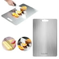 Titanium Cutting Board Vs Stainless Steel Cutting Board GiLiling Titanium Cutting Boards Cutting Boards for Kitchen Titanium