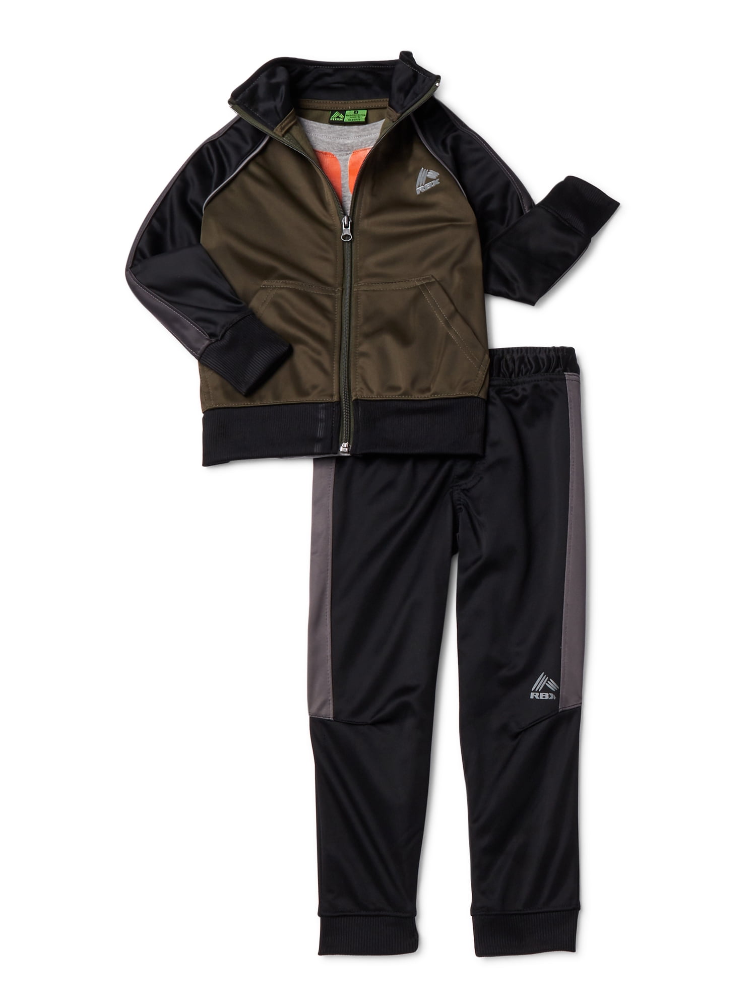 RBX Boys Tricot Jacket Tee and Pant Set