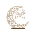 thumbnail image 1 of ZAXARRA Eid Crafts Night Light, Battery Operated 3D Wooden Moon Shaped LED Light Home Table Decor, 1 of 6