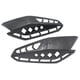 thumbnail image 5 of 2 cubiertas protectoras para intermitentes de motocicleta, piezas profesionales y resistentes. Rayas grises, 5 of 9