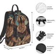 thumbnail image 2 of Yiaed Tree Meditating Golden Retriever Print Lightweight Backpack Travel Backpacks Hiking Daypack for Women Men, 2 of 5