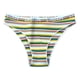 thumbnail image 1 of Gibobby Ropa interior sexy para mujer Ropa interior sexy de cintura a la moda para mujer Calzoncillos a rayas de color Ropa interior Bragas de mujer(Verde,G), 1 of 4