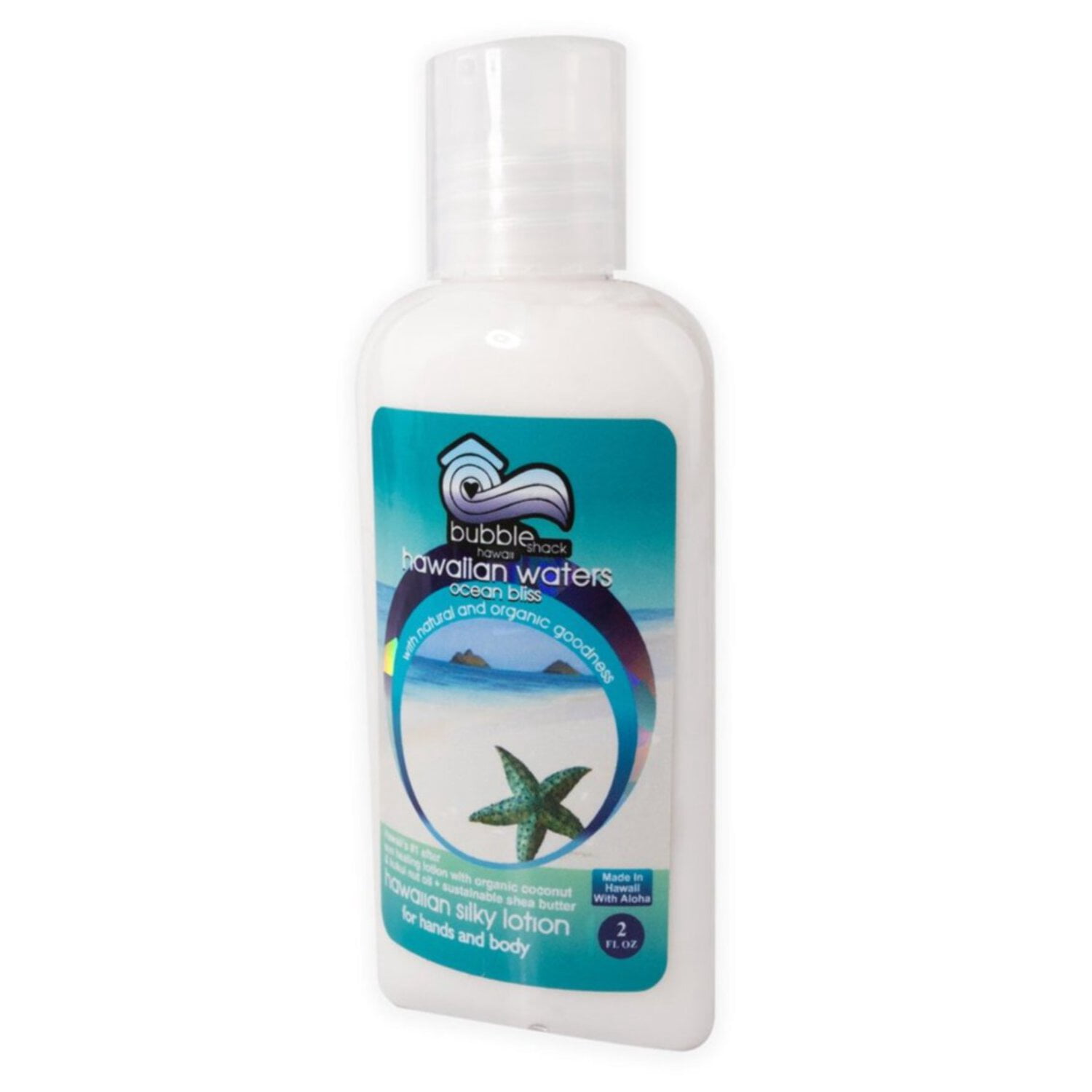 Bubble Shack "Hawaiian Waters" Mini Lotion  Loofah Soap Gift Set