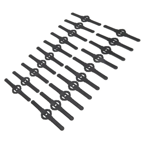 Lawn Mower Blades Replacement Incisive Plastic Mower Blades 14x3.3cm For Flower Beds