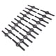 thumbnail image 4 of Cuchillas para cortacésped, 20 piezas de cuchillas de plástico para cabezal de desbrozadora de césped, cuchillas para cortacésped, máxima confiabilidad, 4 of 12