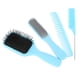 thumbnail image 3 of Juego de peines para el cabello, cepillo de cola para desenredar, paleta azul, largo, grueso, fino, rizado, Natural, 4 Uds., 3 of 8