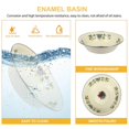 thumbnail image 2 of Household Vintage Soup Basin Enamel Washbasin Storage Basin Kitchen Gadget, 2 of 3