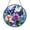 Acrylic 3.5 Inch, variant on Butterfly Flower Stained Glass Panel Vibrant Floral Design Window Hanging Decor Cheerful Home Accent