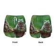 thumbnail image 6 of Goofa Australian White Tree Frog Sitting on Branch Printed Women 2 in 1 Running Shorts,Quick Dry Athletic Workout Shorts,High Waisted Athletic Shorts with Liner Pockets-Medium, 6 of 9