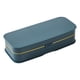 thumbnail image 2 of Kit de Costura, Caja de Almacenamiento de 2 Compartimentos, Contenedor, Bolsa Organizadora, Bolsa de Transporte, Portátil para Tijeras , oscuro BLESIY Hilo de coser, 2 of 8