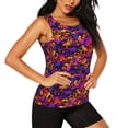 thumbnail image 2 of Bixox Women's Skull Printed Sleeveless Fitness Workout Running Quick-Dry Tank Top, 2 of 7