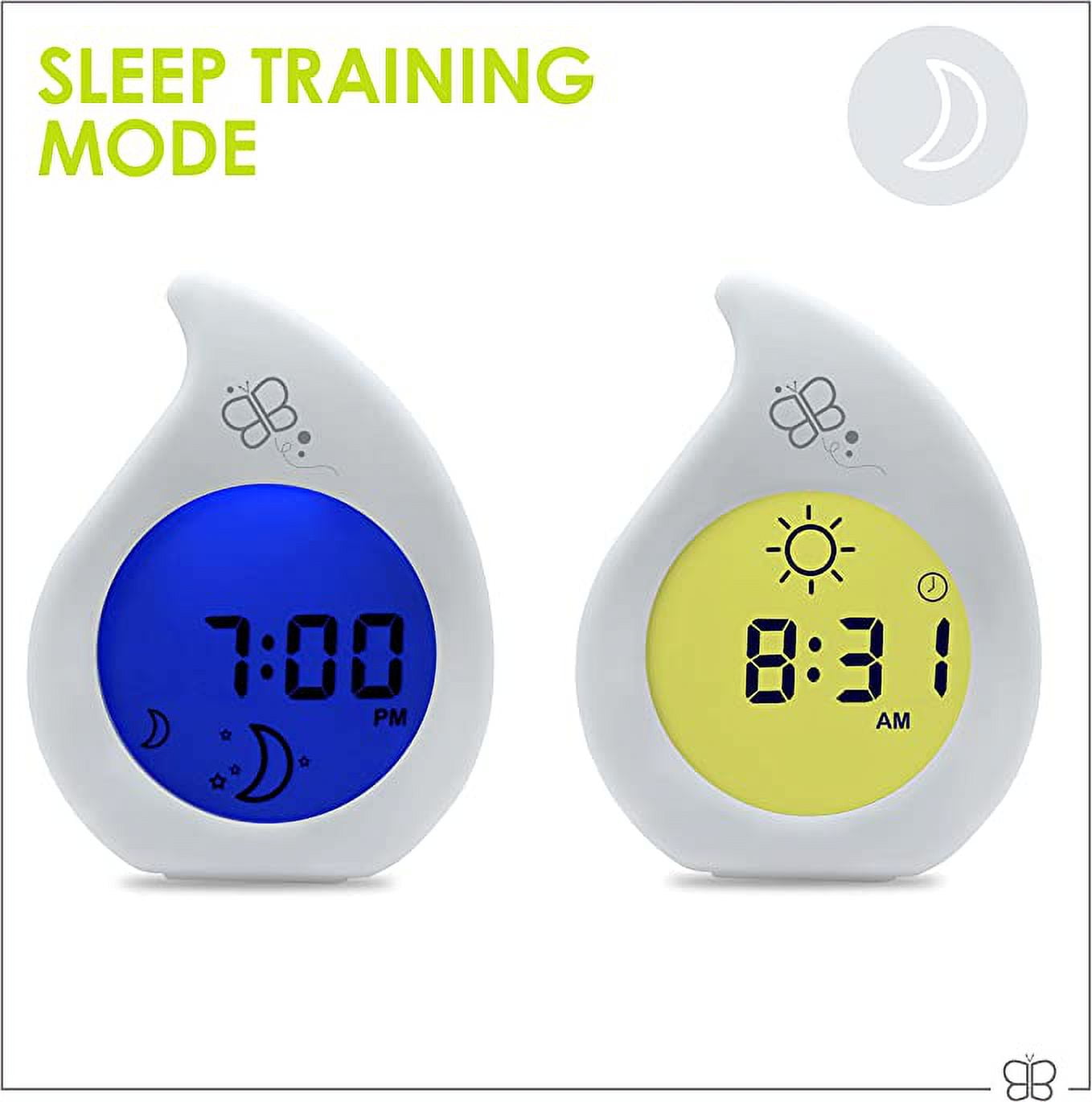 bblüv - Klöck ‒ 3 in 1 Kids Alarm Clock, Night-Light, Sleep Trainer, Learning Time – 7 Levels of Brightness