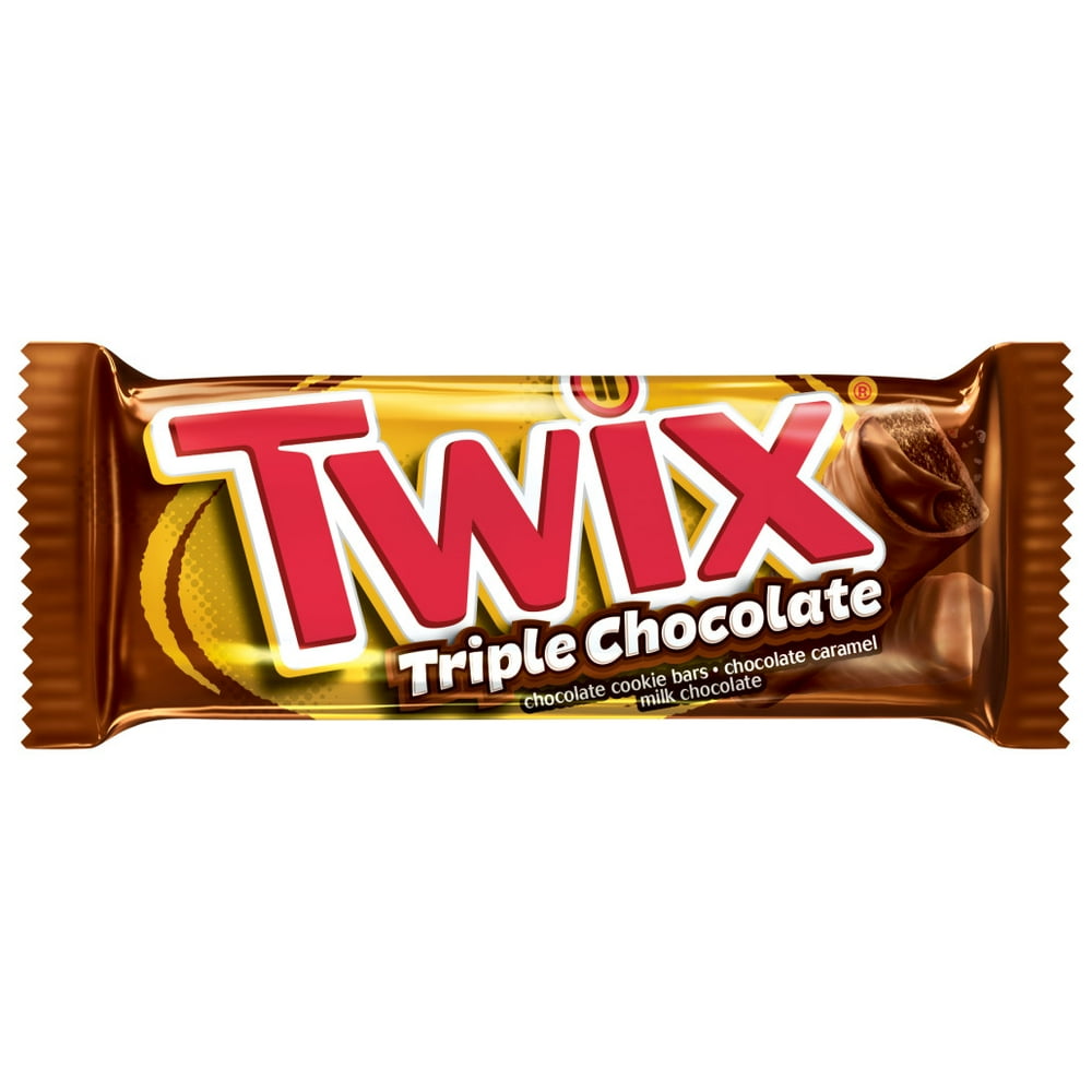 Twix, Triple Chocolate Cookie Bar Candy Full Size, 1.41 Oz Walmart
