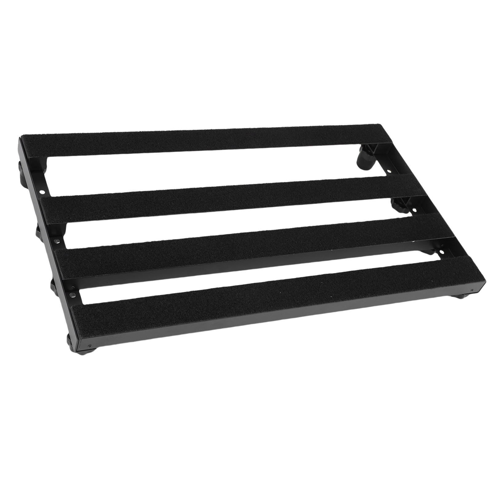 LAZIOEGR Aluminum Alloy Guitar Pedal Board with Non‑Slip Silicone Pads – Compact, Sturdy, Ideal for Concerts & Practice
