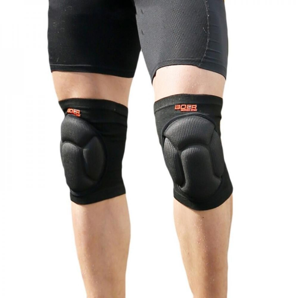 1pair Men Women Knee Protector Crashproof Knee Pads Basketball Dance