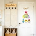 thumbnail image 5 of JeashCHAT Easter Welcome Sign Easter Eggs Bunny Hanging Door Sign Decorations Wall Door Hanger for Spring Easter Party Outdoor Indoor Front Door Decor, 5 of 7