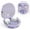 Lilac Marble, variant on Fintie Case for Sony WH-CH720N/ WH-CH710N/ WH-CH520/ WH-CH510/ WH-1000XM5/ WH-1000XM4/ WHXB910N Wireless Headphone - Travel Protective Hard Cover Carrying Storage Bag
