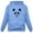 California Blue, variant on TeeStars - Cute Panda Bear Face - Best Gift for Panda Lovers Women Hoodie XX-Large Gray