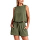 thumbnail image 2 of Conjunto de camiseta sin mangas y pantalones cortos NikouMX 2 piezas verano mujer, 2 of 2