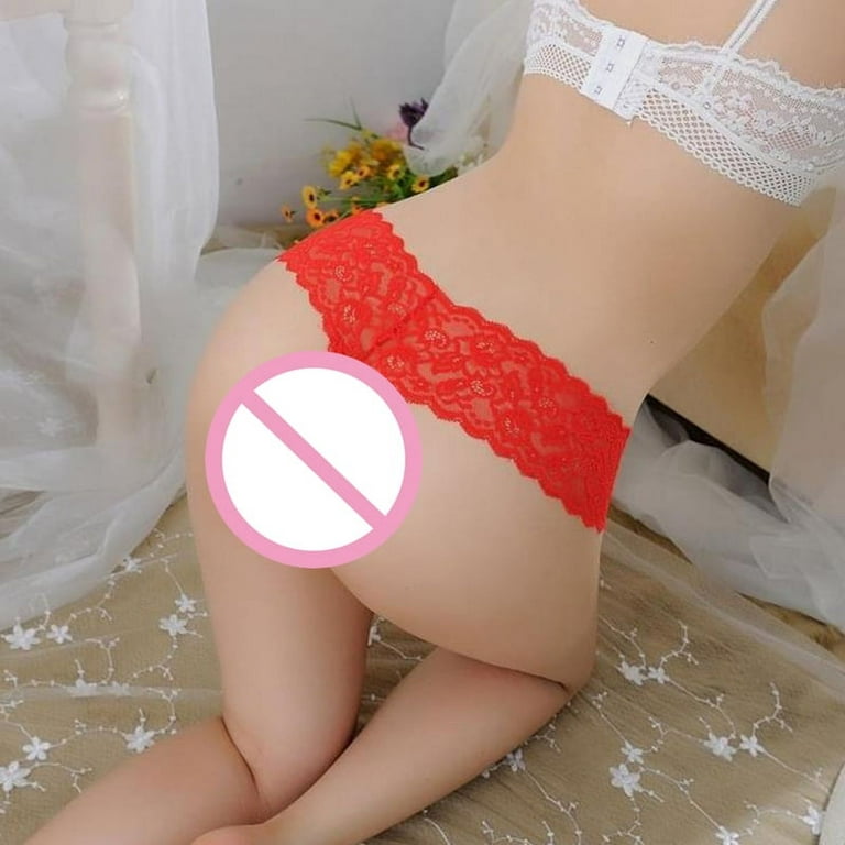Women Underwear Transparent Lace Panties Woman Sexy G-Strings