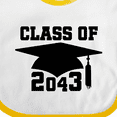 thumbnail image 4 of Inktastic Class of 2043 Graduation Boys or Girls Baby Bib, 4 of 4