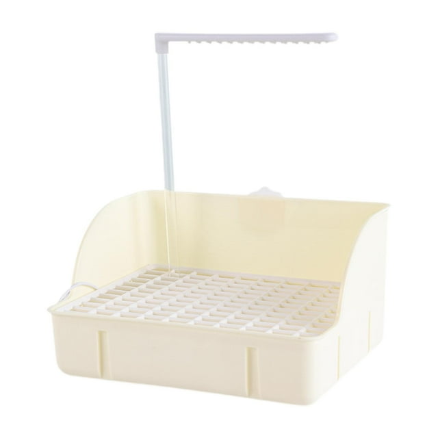 S SERENABLE Automatic Bird Bathtub Bird Automatic Bath Shower for Amazon Conure Parakeet white