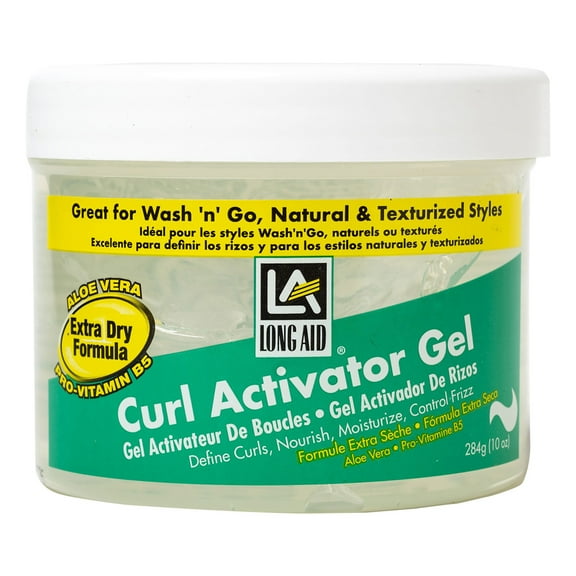 Ampro Long-Aid Activator Gel, Hair Gel, Extra Dry, 10 oz