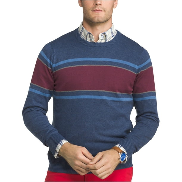 IZOD Izod Mens Striped Knit Sweater