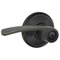 Schlage F40 MER 716 16-080 10-027 Merano Bed and Bath Lever, Aged Bronze