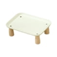 thumbnail image 2 of Fzaqwen Raised Pet Feeder Stand Cat Bowl Stand for Automatic Pet Feeder Pet Supplies CreamColor 24x17x8cm, 2 of 9