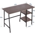 thumbnail image 3 of 43 Inch Computer Modern Student Writing Home-Office, Ladder Desk, Coffee+Black Leg, 3 of 8