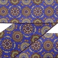 thumbnail image 1 of IBA Indianbeautifulart Blue Mandala Kaleidoscope Fabric Laces For Crafts Printed Velvet&nbsp;Trim&nbsp;Fabric Sewing Border Ribbon&nbsp;Trims&nbsp;9 Yards 3 Inches, 1 of 4
