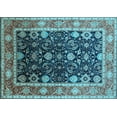 thumbnail image 1 of Ahgly Company Indoor Rectangle Oriental Light Blue Industrial Area Rugs, 3' x 5', 1 of 4