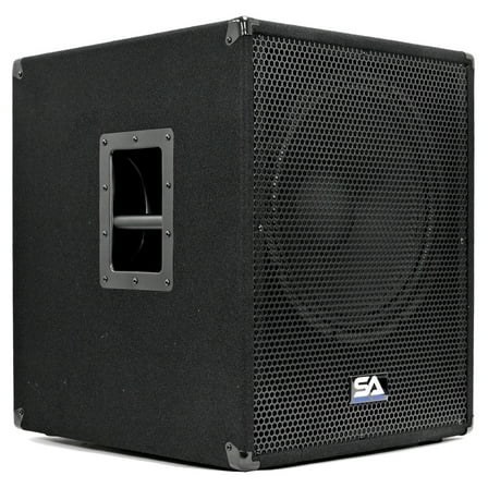Seismic Audio - Shockwave-15 - Powered 15" Pro Audio/DJ Subwoofer Cabinet with Class D Amp 1000 Watts