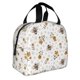 thumbnail image 2 of Easygdp Bees And Flowers Bolsa Térmica Premium - Tela Oxford Impermeable, Gran Capacidad, Bolsillo Frontal, Unisex para Trabajo, Escuela, Actividades al Aire Libre y Picnics, 2 of 8