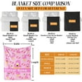 thumbnail image 3 of Flamingo Throw Blanket, 40"x50" Flannel Cute Flamingos Themed Throw Blankets, Soft Nap Throw Blanket for Home Boys Girls Women Flamingo Lovers Gifts, 3 of 5