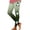 Green, variant on ibiyuan Womens Leggings Cotton Leggings High Waisted Workout Tights Soft Stretchy Yoga Pants Christmas Print Color Block Design for Fitness Running