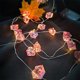 thumbnail image 4 of Fiudx Luces Decorativas de Hadas, Cristal de Fluorita Natural, Cadena Led Roja, Alambre de Cobre Flexible, Decoración para Interiores y Exteriores, San Valentín, Bodas, Cumpleaños, 2,13 M de Largo, F, 4 of 6