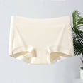 thumbnail image 4 of IFNWSV Mid Rise Seamless Underwear Breathable High Stretch Lift Butt Bikini Panties for Women Comfort Fit Yellow XL, 4 of 7