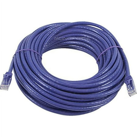 UPC: 0710348874545 | Monoprice FLEXboot Series Cat6 24AWG UTP Ethernet Network Patch Cable 50ft Purple