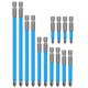 thumbnail image 2 of 14 Pcs Magnetic Anti Screwdriver Bits Set Impact Driver Bit Set 1/4 Inch Hex Drill Bit Set, 2 of 5
