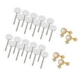 thumbnail image 1 of 10 Paris Posts Ear Stud Pin Pick (4 Types Diameter Size) Size Blank Ear Paste Beads Holder Jewelry Findings - Sliver, 3mm, 1 of 8