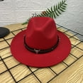 thumbnail image 2 of Cowboy Hats for Men Hat Classic Outdoor Fedora Hats Cowboy Hat Boys M, 2 of 5