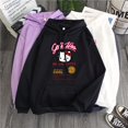 thumbnail image 3 of Factory de fábrica pricic】sudadera con capucha Casual de mujer Hello Kitty estampado patrón abrigo grueso suelto de algodón par ropa deportivapangjing, 3 of 3